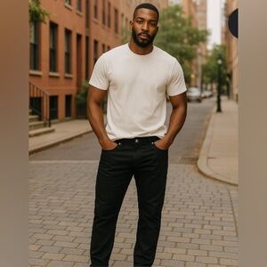 Denizen from Levi's Black Slim Straight Jeans